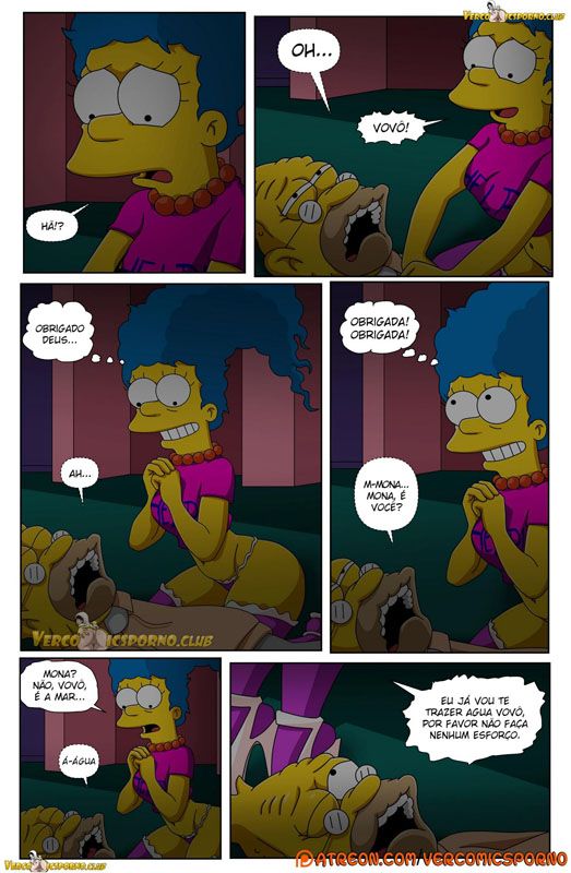 Simpsons pornô: O vovô e a nora 02
