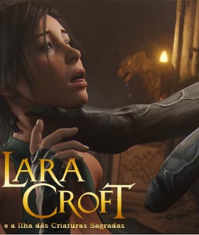 Lara Croft e a ilha das criaturas sagradasa