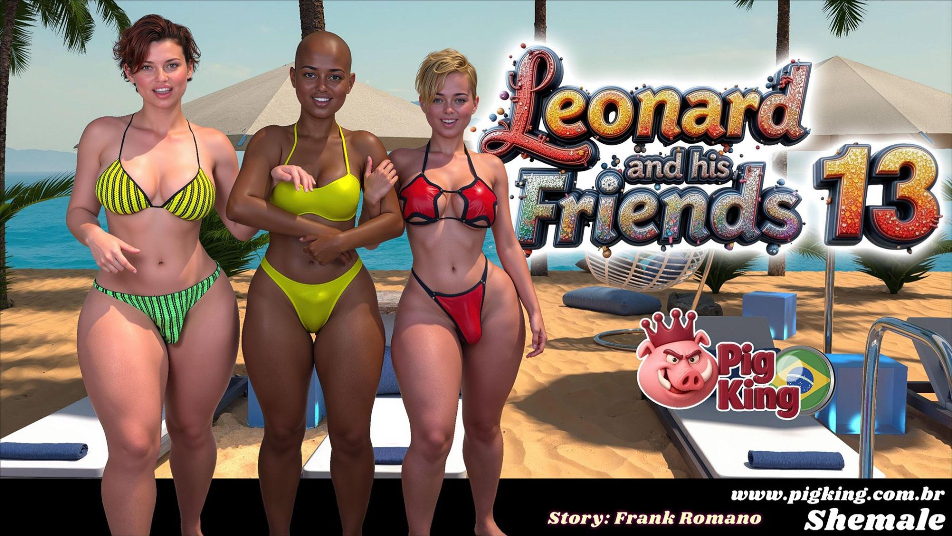 Leonard 13 - Cartoon Pornô - Página 1